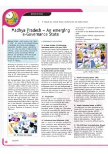 Madhya Pradesh An emerging eGovernance State: Result Processing System